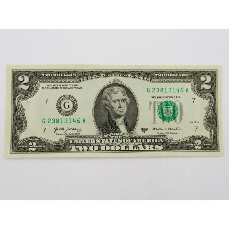 Unbranded Happy Thanksgiving $2 Bill Uncirculated Genuine US Currency Collectable