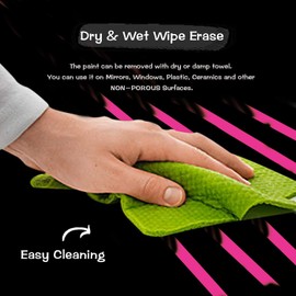 DIGIELE 2pcs Pink Chalk Pens + 2pcs 6mm Pink Markers, Dry or Wet Wipe Erase, Thin & Medium Reversible Bullet or Chisel Tip, Pack of 4 with 16 Chalkboard Labels