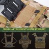 AGPTEK Universal Molle Tactical Phone Holder - Chest Mount for