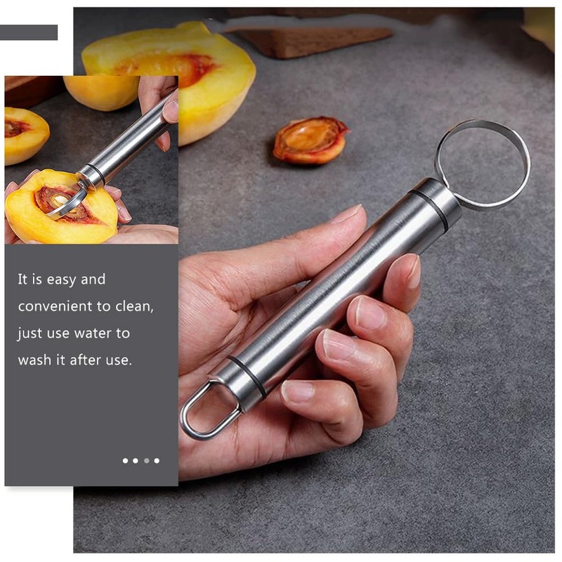 Stainless Steel Fruit Core Remover: Fruit Corer Removing Tool Easy