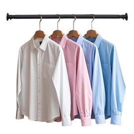 Closet Rod, 30 to 49 inch Adjustable Closet Rods for Hanging Clothes,Closet Rod Extender Closet Organizer,Heavy Duty Closet Bar for Wardrobes and Laundry,Drilling Installation