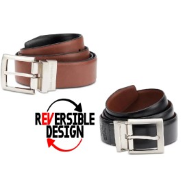 Karl Lagerfeld Paris Reversible Leather Belt NWT MSRP $75 Size:34