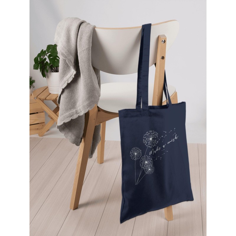 Shirtracer - Cotton Bag - Sayings Statement - Dandelion Make