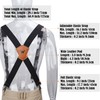 WELKINLAND 1.5In HD Elastic Suspenders, Heavy-Duty Work Suspenders, Comfy Belt