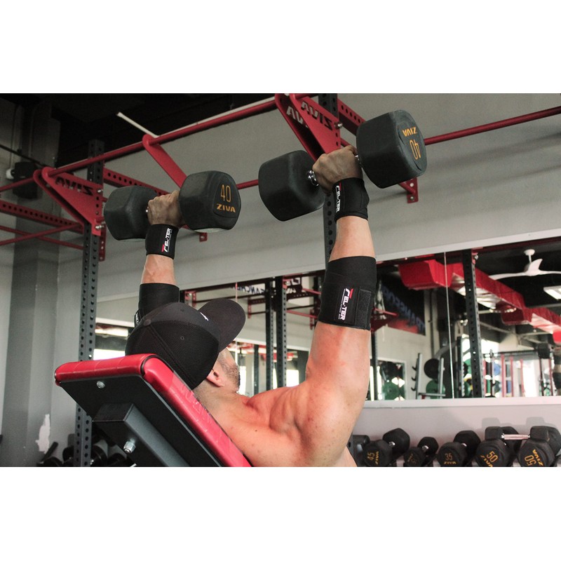 FELTER FITNESS Coderas, Vendas para Codo Ideales para Gym, Crossfit,