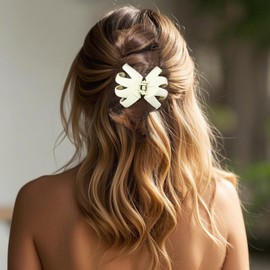 5 PCS Hair Clips for Women, Octopus Claw Clip 6.6 Centimeter Suitable for Thick and Thin Hair, Light and Cute, Non-Slip Matte and Firm Hairpin, Plastic Hairpin, White, Black, Brown, Pink, Khaki