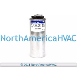 Fits GE Capcom Dual Run Capacitor 45/5 uf MFD 440 Volt VAC Fit GE Genteq 27L889 27L889BX
