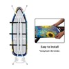 Wanzuoeng 15x54 Inch Ironing Board Cover, Sunflower Printed Ironing Board