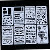 Hohopeti 12pcs Funny Painting Templates for Durable DIY Drawing Tools