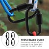 TEHAUX Locking Stainless Outdoor Heavy Carabiner Hammock Quick Re for