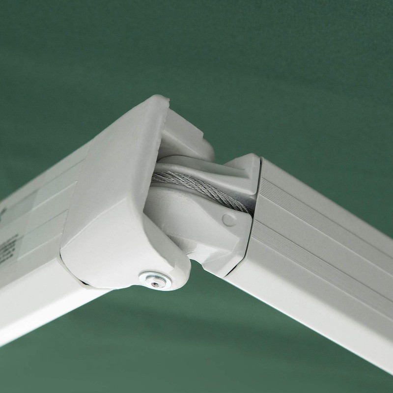 Outsunny 8' x 7' Patio Retractable Awning/Manual Exterior Sun Shade