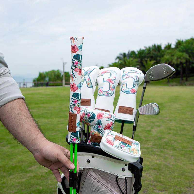 BAIRBRE Golf Alignment Stick Cover Premium Leather Perfect Cover for