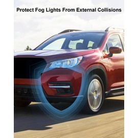 Qnbes Front Bumper Fog Light Lamp Cover Fit for Subaru Ascent 2019-2022, Driver Side Fog Lamp Cover Replace SU1038134 57731XC09A