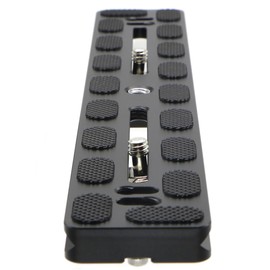 INPON Arca-Swiss Compatible Quick Release Plate, 9.8 inches (250 mm), 2 x 1/4" Screws + 1/4"-3/8" Screw Adapter Included