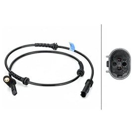 HELLA 6PU 012 806-491 Sensor, wheel speed - 2-pin connector - Rear Axle left and right - Total Length: 991mm