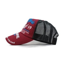 Mesh Cap, Hat, Cap, Men's, Women's, American Casual, Pawer Ride, Biker, Baseball Cap, Spring/Summer, Popular, Trend, motor cycle