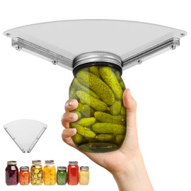 Jasfyee Adjustable Under Cabinet Jar Opener – Stainless Steel Lid Remover Tool for One Hand Use – Effortless Opening for All Jar Sizes – Ideal Kitchen Gadget for Weak Grip