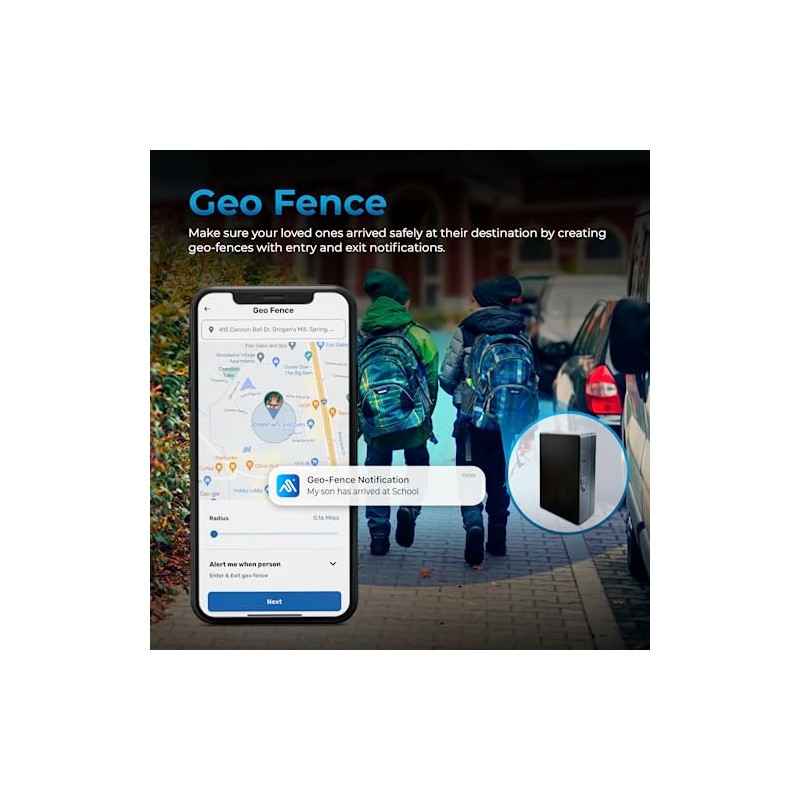 Rastreador GPS - AutoSky - Portátil, compacto y duradero para