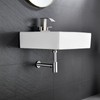 Heixutas Brass P Trap with Bathroom Sink Stopper : 1-1/4