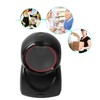 QR Barcode Scanner Omnidirectional Hands Free Automatic Sensing Barcode Scanner