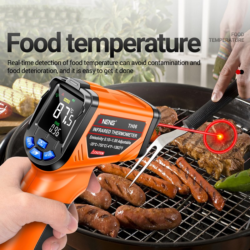 ANENG TH06 Infrared Laser Thermometer -20℃~750℃ / -4℉~1382℉ VA Reverse