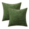 MIULEE Pack of 2 Couch Throw Pillow Covers 18x18 Inch