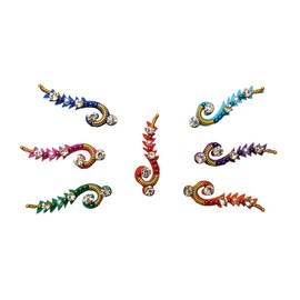 Comet Busters Multicolor Dot Designer Bridal Bindi