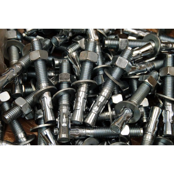 Lexar Industrial (10) Concrete Wedge Anchor Bolts 5/8 x 4-1/2
