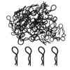 MECCANIXITY 80pcs 30-Degree Angle RC Body Clips Bent Springy R