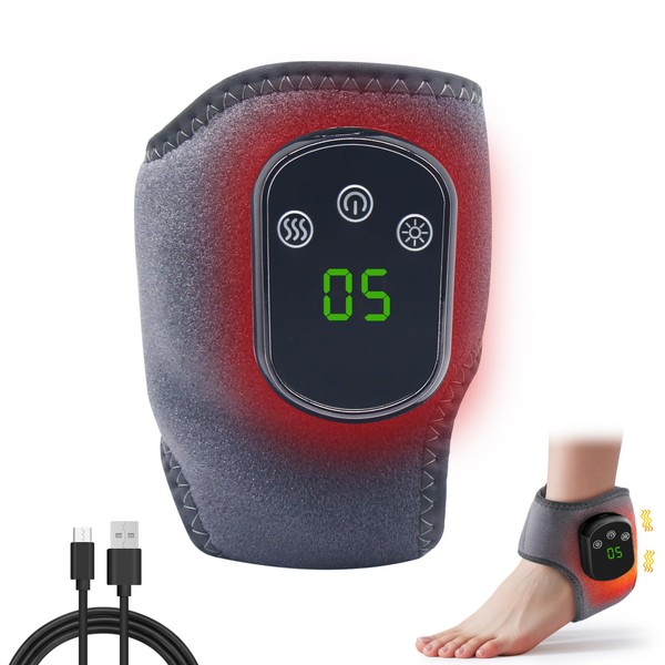HASAIKA® Rechargeable Ankle Massagers, Electric Foot Massagers, 5 Levels of