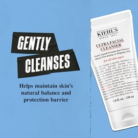 Kiehls Ultra Facial Cleanser - Gel Limpiador Facial Suave, Retira Maquillaje y Limpia Sin Eliminar Aceites Naturales de la Piel, Con Escualano,...    