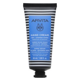 Apivita Crema para manos Secas y Agrietadas 50 ml – con hipérico, cera de abeja y aceite de oliva – hidratación intensiva y reparación profunda
