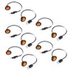 10pcs 3/4in LED Side Marker Light Clearance Lamp with DC