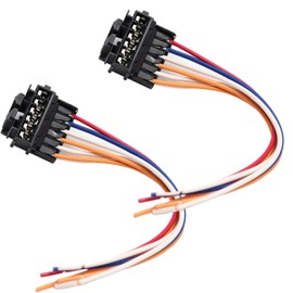 YananAC VWA4341969 Wiring Harness Wire Connector Fit for Kangoo I Scenic I Clio II Espace III Logan Taillight Lamp Holder Connector Socket 2 Pieces