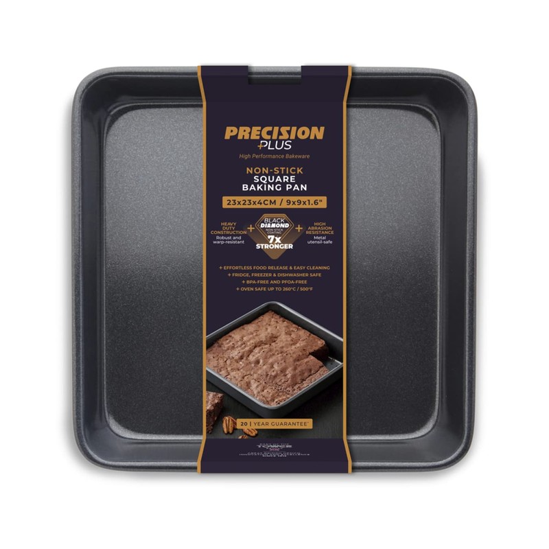 Tower T943012HG13 24cm Square Bake Pan Made from Aluminised Steel