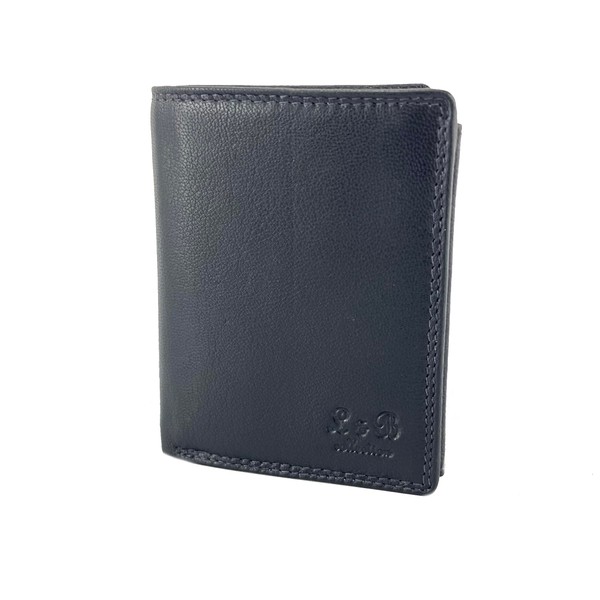 BUFFALO HILL L&B Collection 2340 Real Leather Men's Wallet, Portrait