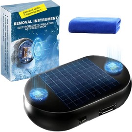 Solar Electromagnetic Car Snow Removal Device, Car Interference Antifreeze Instrument, Anti Freeze Windshield Defroster, Reusable Winter Anti Freeze Auto Snow Removal Device (1 PCS)