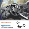 JeCar 4pcs Carbon Fiber Interior Trim Kit for 2010-2017 Dodge