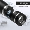 Portable 10x Darkfield Loupe 20.5mm Triplet Lens with LED Light,