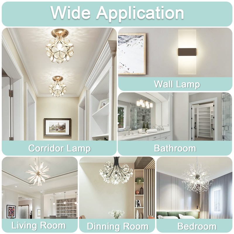 comzler G9 LED Bulb 4000K Natural Daylight, 6W 60 Watt