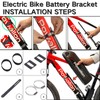 eBike Downtube Battery Mounting Adapter - Aluminium Alloy Plate Bracket