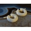 Fly Style Buffalo Bone® 1 Pair Plain Creole Earrings