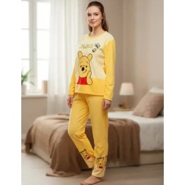 Pijama Afelpada Dama De Caricaturas Personajes Peluche Moda                                                                                           