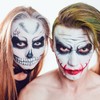 MEICOLY Clown Makeup Kit,White Black Red Face Body Paint for