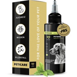 Peticare Peticare Anti-Parasite Remedy for Dogs | Against mites, fleas, and fungi | Effectively relieves itching and supports the regeneration process | Unique PRS system for long-lasting effect  petDog Protect 2101