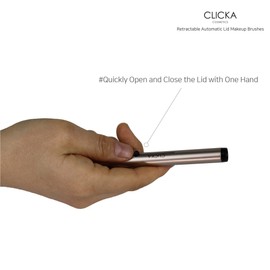 CLICKA LM302 Clicker Extrusion Makeup Brush, Premium Synthetic Hair
