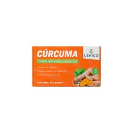 LENICO Jabón Artesanal de Cúrcuma 150 g Barra Natural para Rostro y Cuerpo, Limpieza Suave para Uso Diario, Aroma Natural, Ideal para Rutina de...    