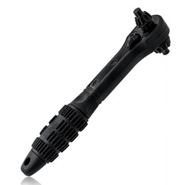 Mesee 2 in 1 Drill Chuck Key Wrench, Universal Ratchet Chuck Key 12.7mm/ 17.5mm Dual Use Chuck Key Ratcheting Spanner for Electric Drills Power Tools