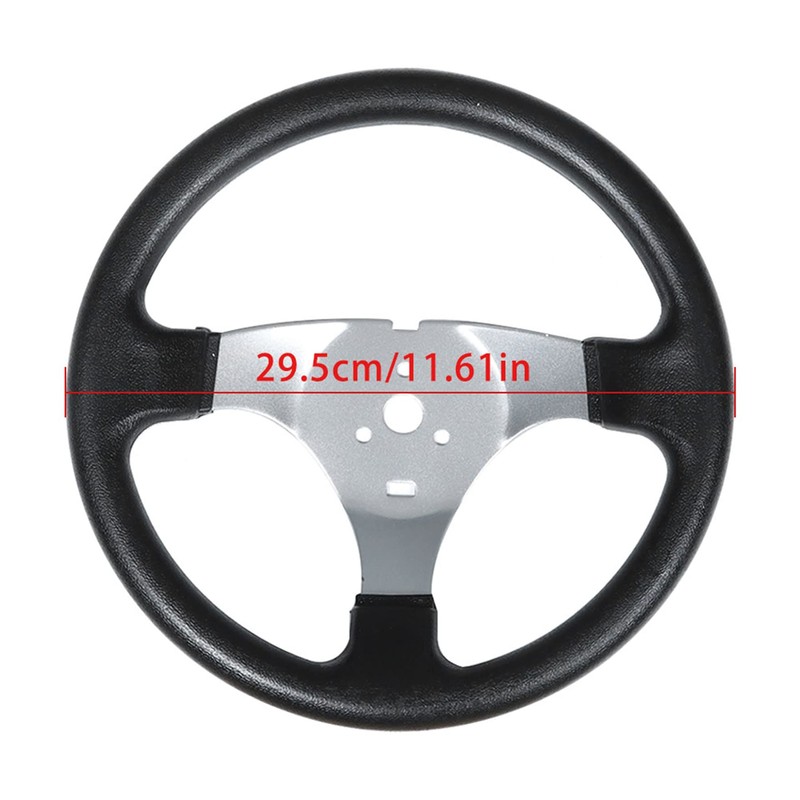 waltyotur 300mm Steering Wheel Steel Kit 320mm Gear Rack Pinion