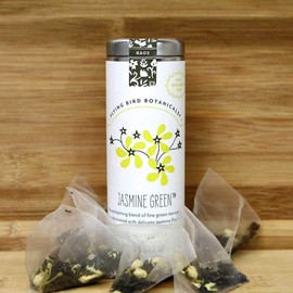 Flying Bird Botanicals, Tea Jasmine Green Organic, 15 Count